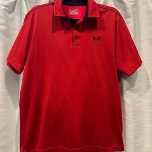 Under Armour Men's Red Polo Shirt